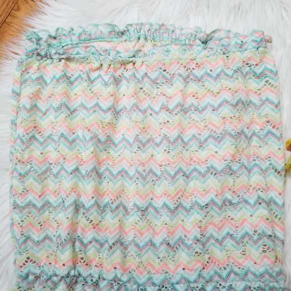 VICTORIA S' SECRET Multicolor Romper O Cover Swimsuit SIZE L/G.. - Picture 5 of 12